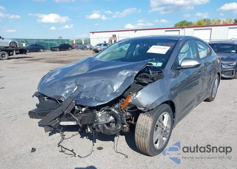 2019 Hyundai Elantra Sel/Value/Limited z USA, uszkodzony, nr VIN KMHD84LF1KU786190